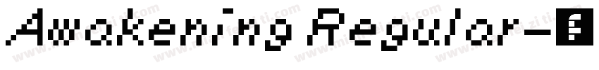 Awakening Regular字体转换